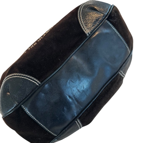 Vintage Juicy Couture Brown Velour Bucket Bag | Early 2000s Grail Era - Picture 5 of 9